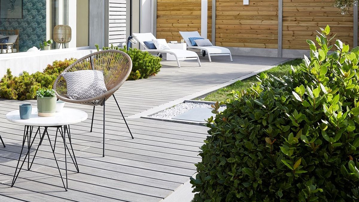 Terrasse grès cérame